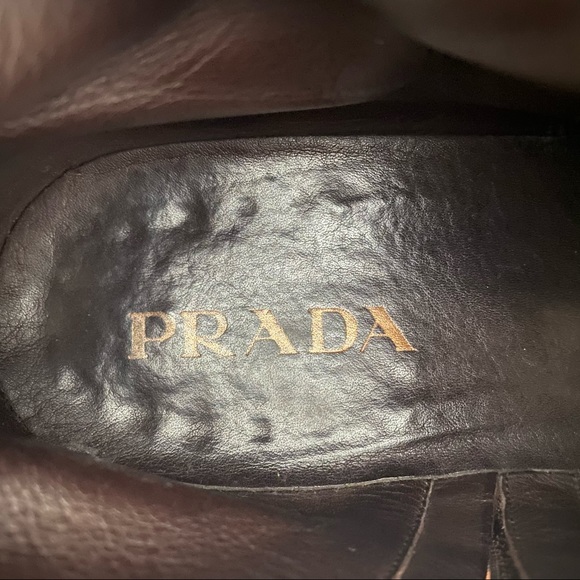 Prada Half Boof Ankle Zip Up Men’s Size 7.5 Retail: $1390 - Picture 7 of 10